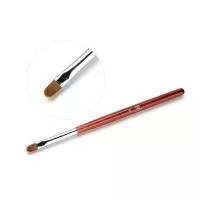 Кисть для геля TNL - закругленная №08 улучшенная в тубе