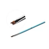 Кисть для дизайна ногтей TNL фигурная Улыбка (голубая)