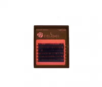 Ресницы черные NEICHA (Нейча) MINI 6 линий миксы